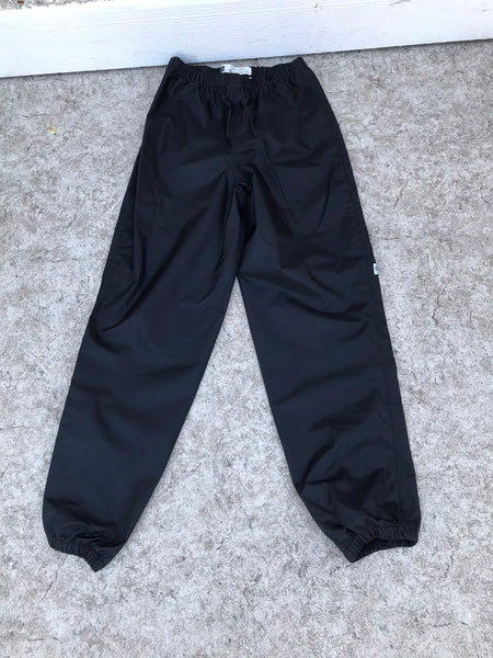 Rain Pants Child Size 12 MEC Waterproof Black New