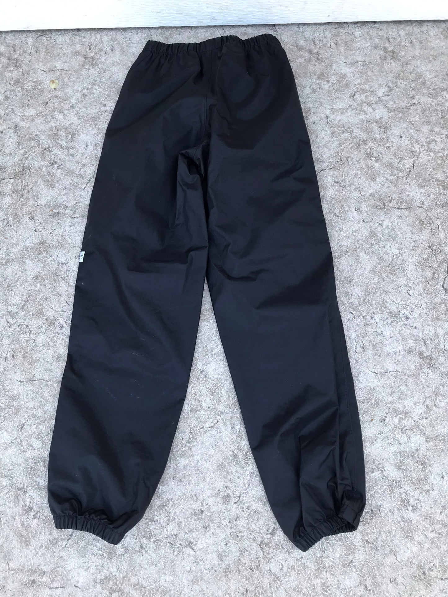 Rain Pants Child Size 12 MEC Waterproof Black New