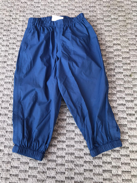 Rain Pants Child Size 18 month MEC Marine Blue Excellent