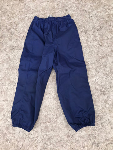 Rain Pants Child Size 5 Denim Blue Excellent