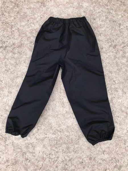 Rain Pants Child Size 5 MEC Black
