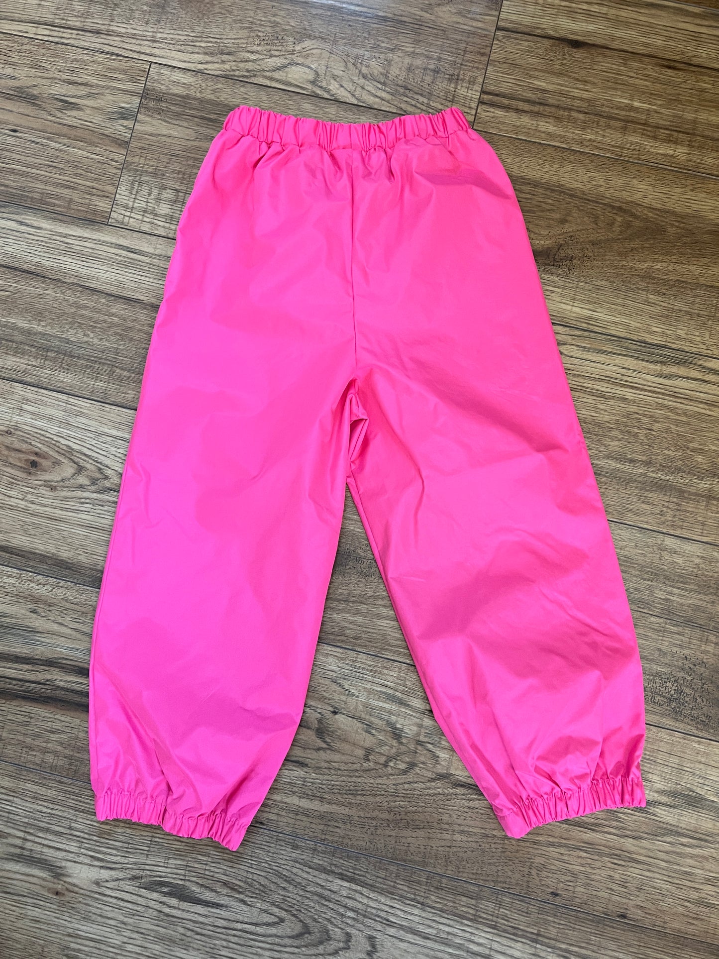 Rain Pants Child Size 5 Oshkosh Barbie Pink with Heart