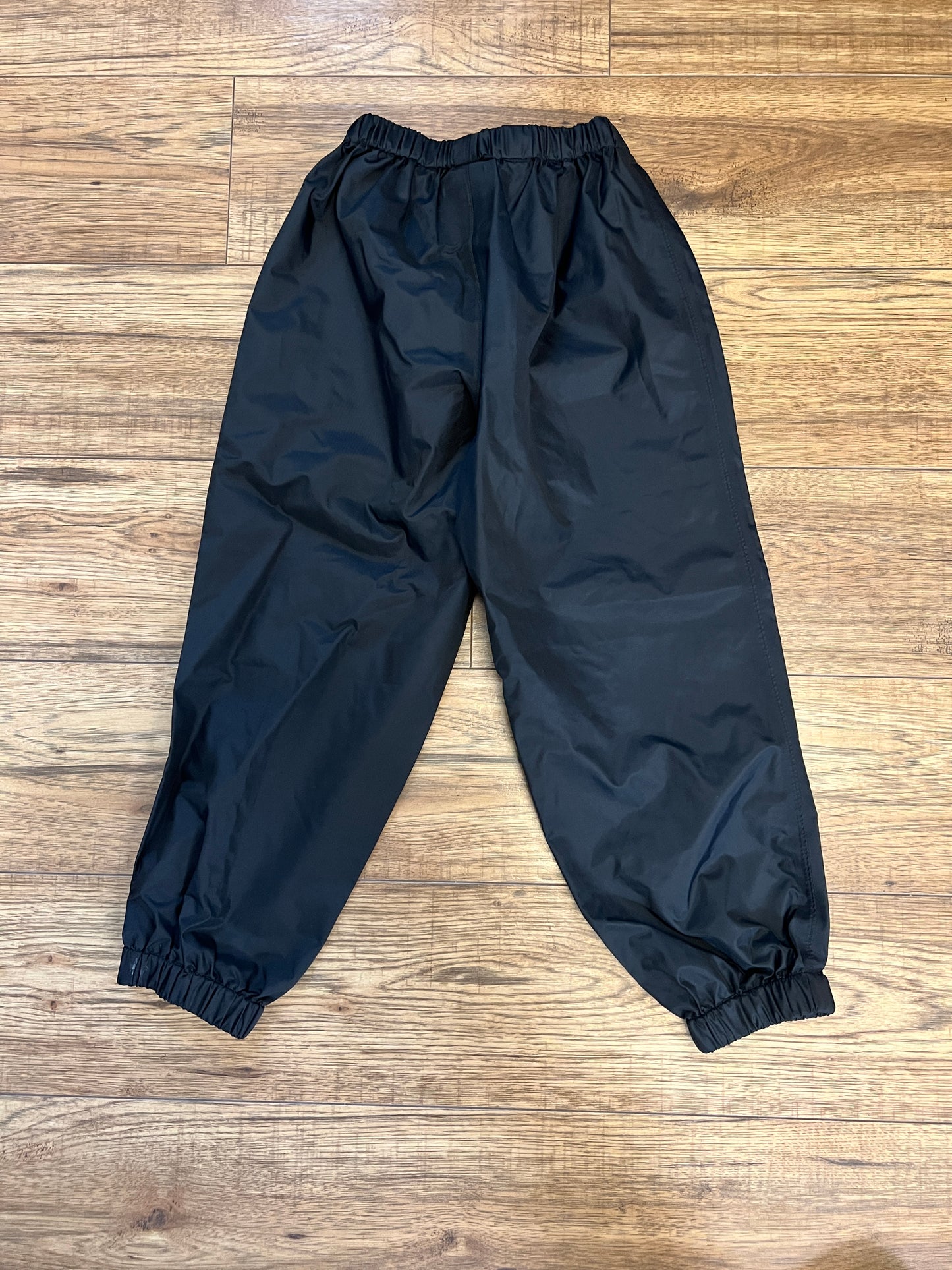Rain Pants Child Size 6 MEC Herritage Black Waterproof Like New