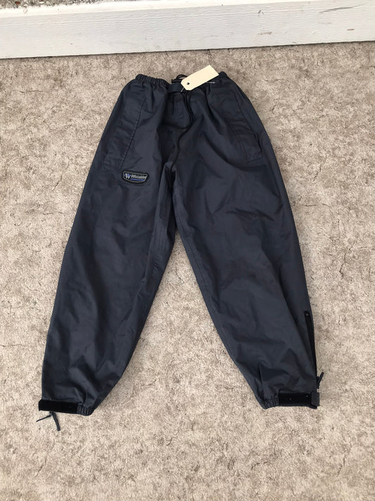Rain Pants Child Size 7-8 Wetskins Grey Waterproof