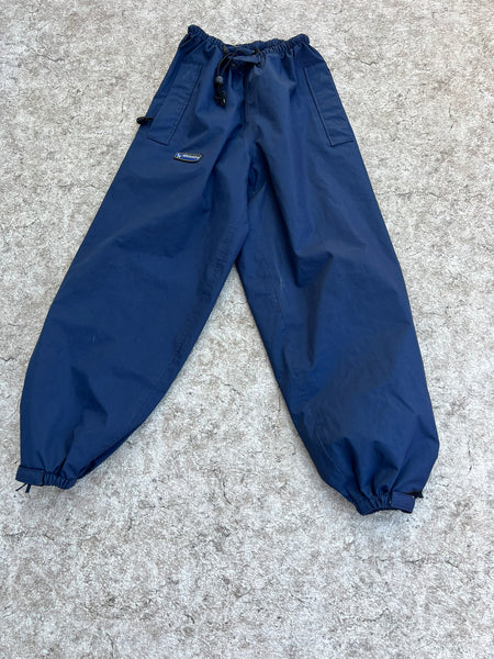 Rain Pants Child Size 8-10 Wetskins Marine Blue Excellent