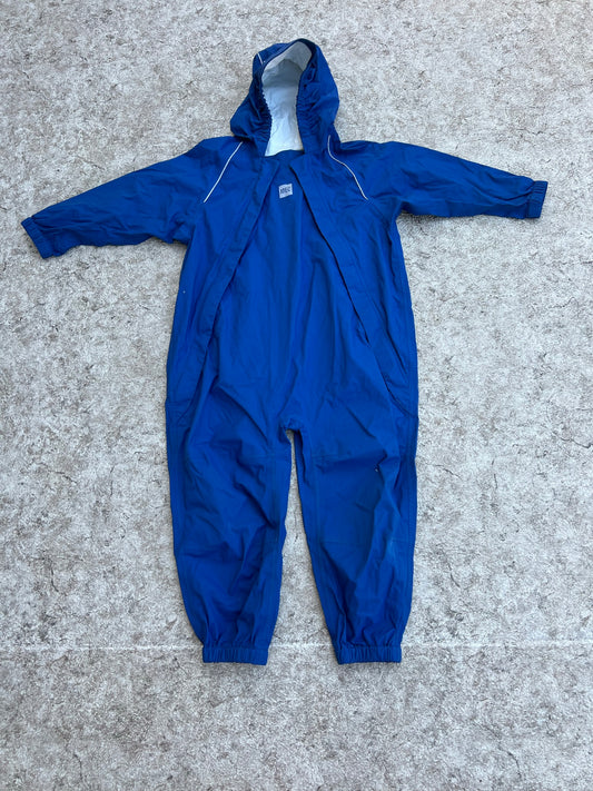 Rain Suit Child Size 4 Muddy Buddy MEC Pants Coat Marine Blue
