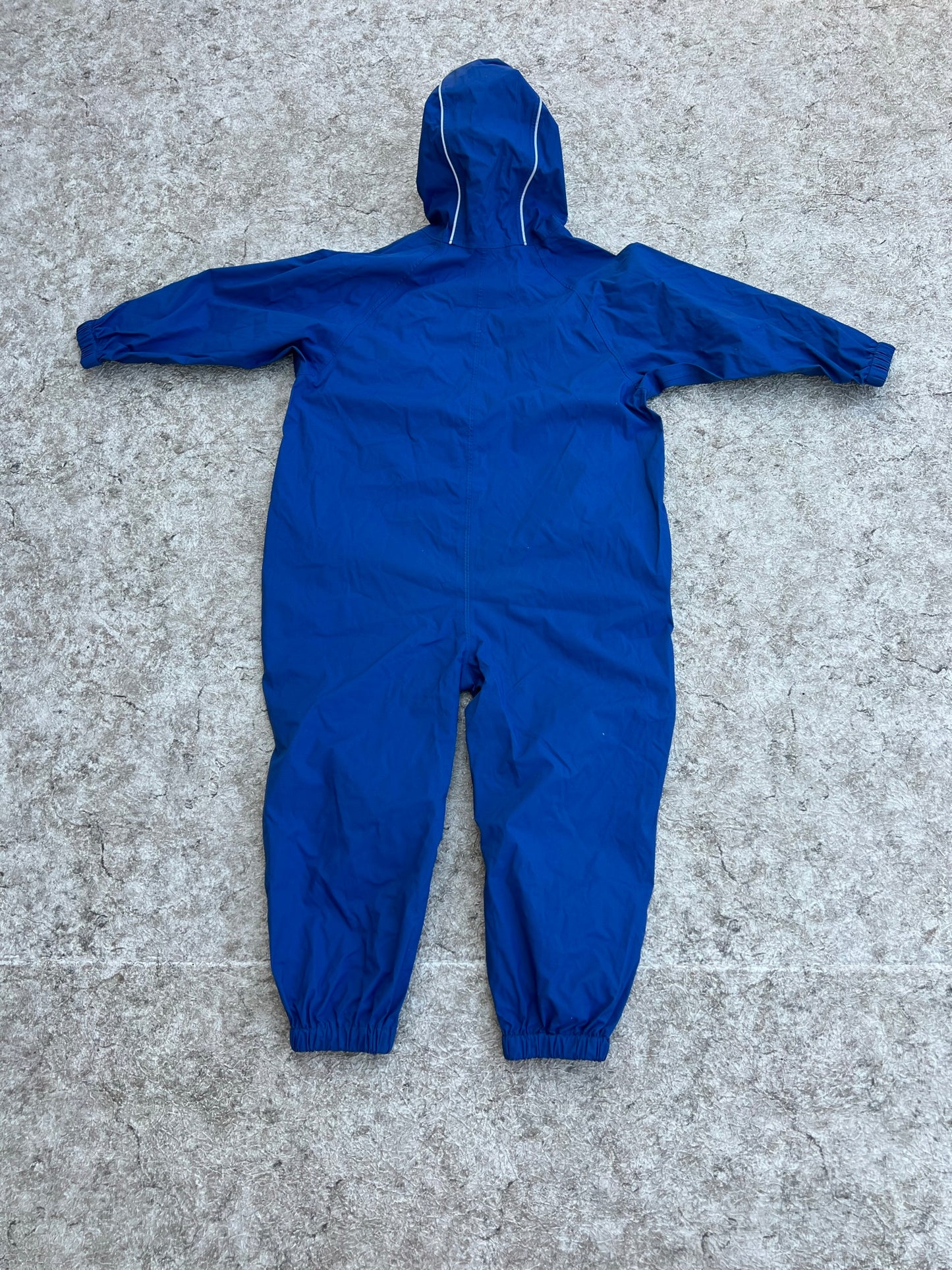 Rain Suit Child Size 4 Muddy Buddy MEC Pants Coat Marine Blue