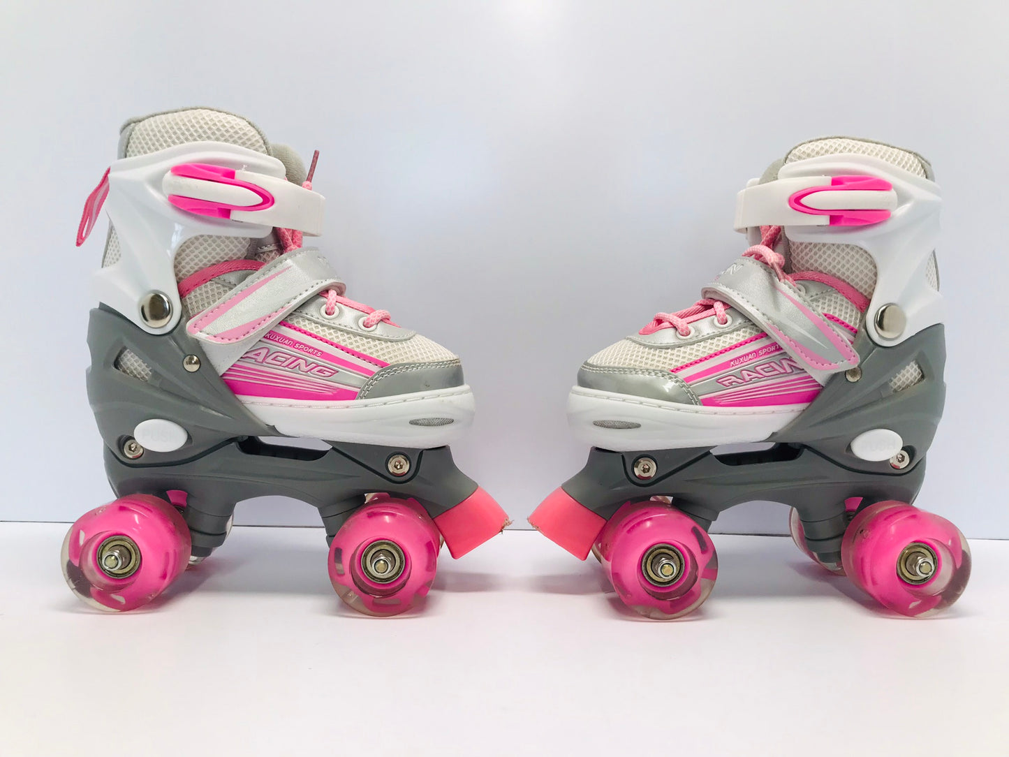 Roller Derby Skates Child Size 13 Toddler White Pink New