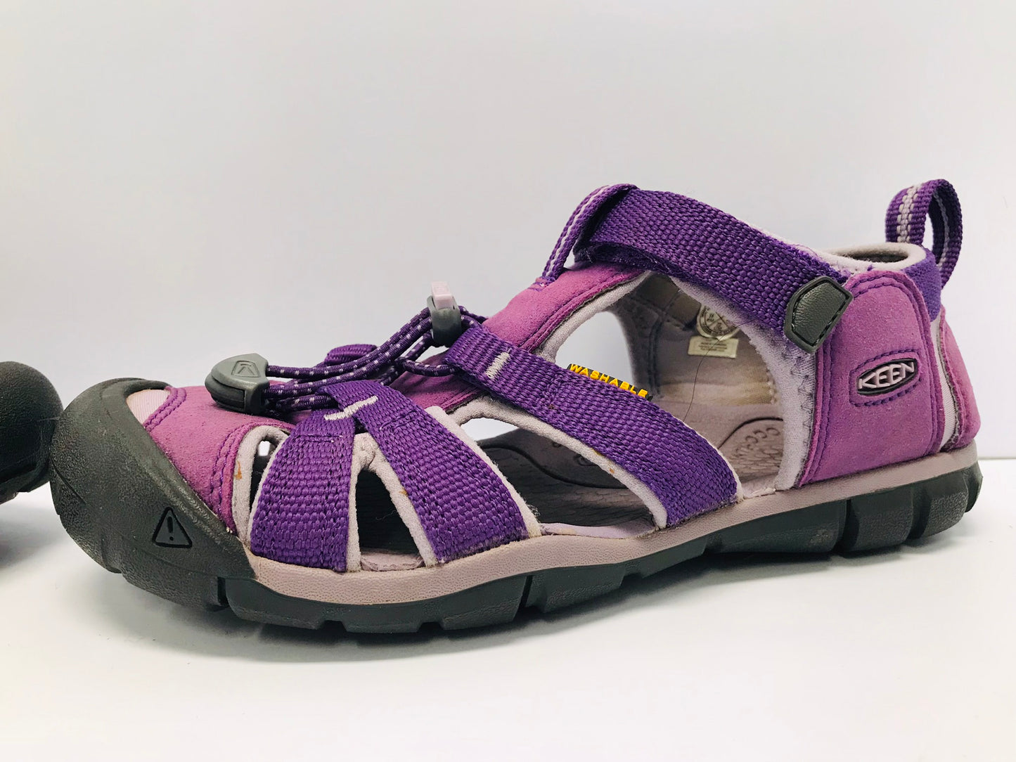 Sandles Summer Child Size 3 Keen Purple Leather Rubber Soles
