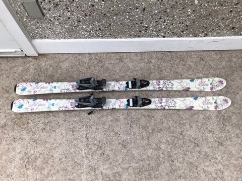 Ski 140 Lil Spice Parabolic White Purple With Bindings Excellent