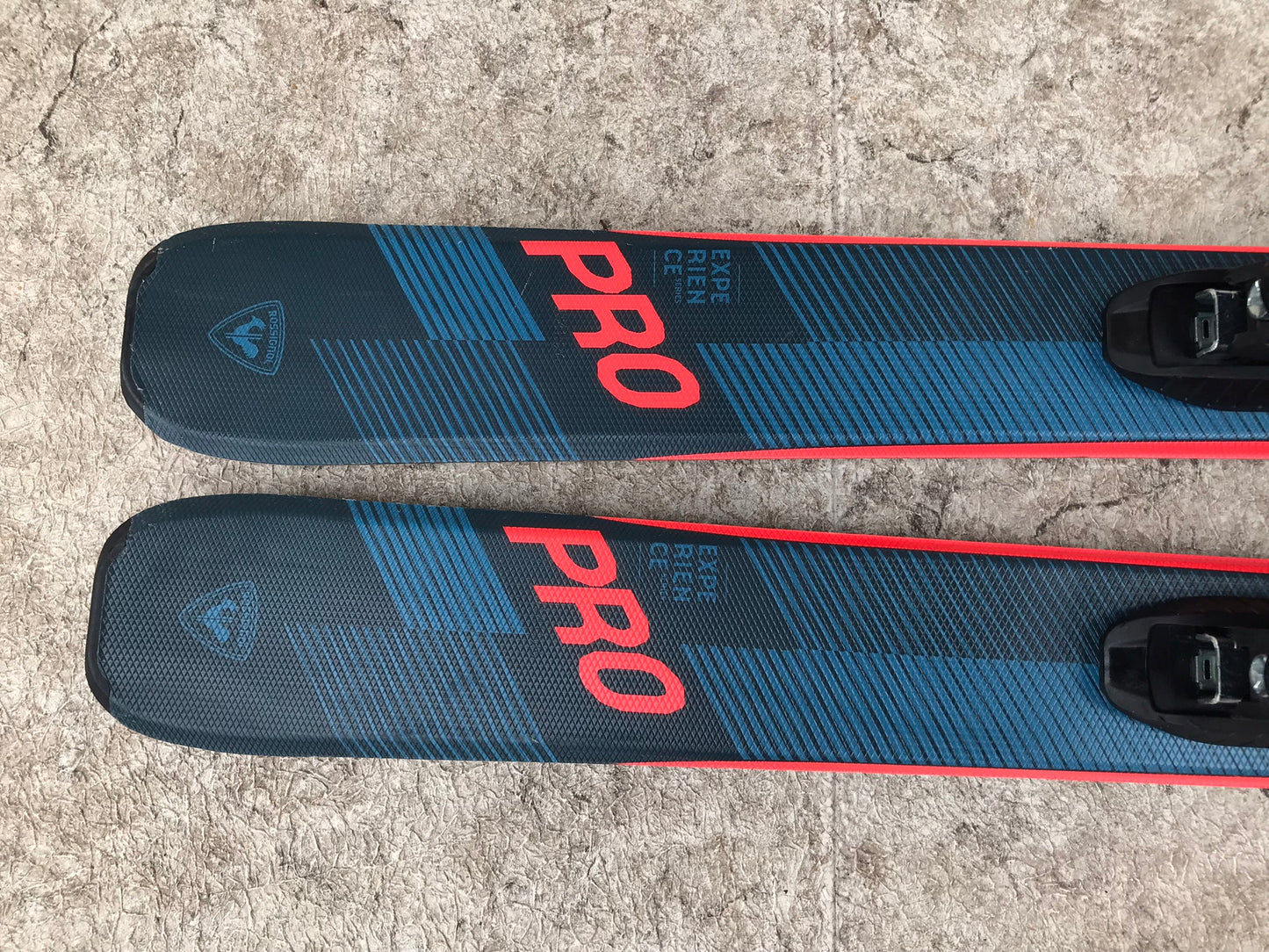 Ski 140 Rossignol Pro Parabolic Blue Orange With Bindings Excellent
