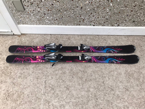 Ski 144 Techno Pro Safine Parabolic Black Pink With Bindings