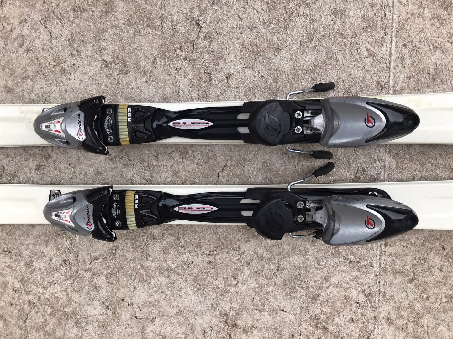 Ski 163 Head Superlite Parabolic White Grey With Bindings