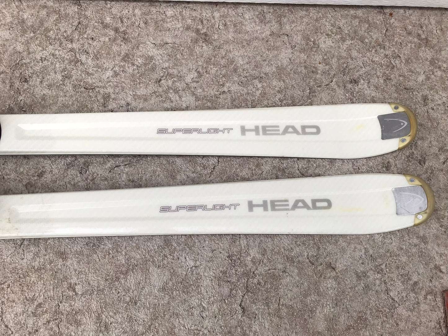 Ski 163 Head Superlite Parabolic White Grey With Bindings