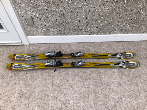 Ski 167 K-2 Commanche Parabolic Gold Grey Silver With Bindings