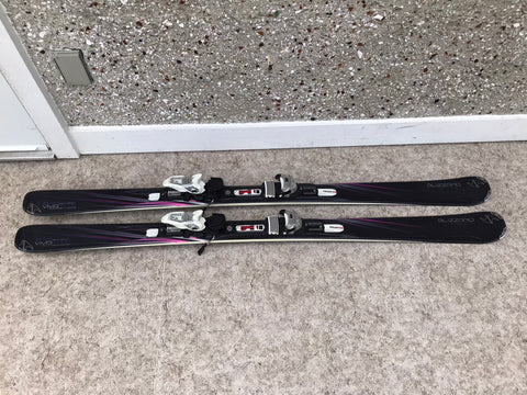 Ski 167 Viva Blizzard Parabolic Black Purple Pink  With Bindings