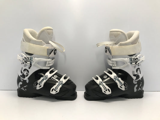 Ski Boots 24.5  Woman's 7.5 288 mm Rossignol Kelia White Black Like New