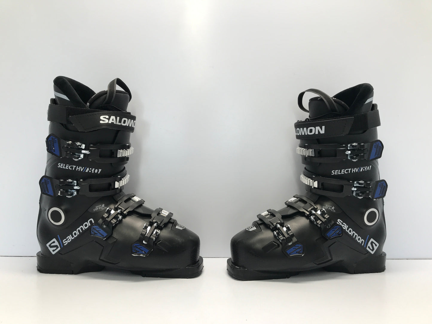 Ski Boots 26.5 Men's Size 8 Woman's 9 305 mm Salomon Easy Step in Calf Adjuster Black Excellent