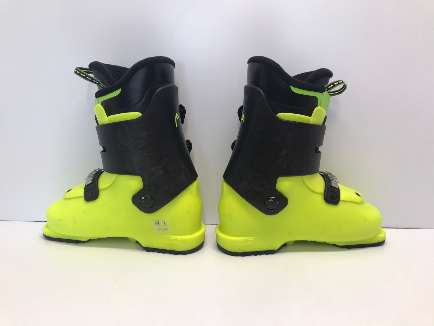 Ski Boots Mondo Size 23.5 Men's Size 5.5 Ladies Size 6.5 277 mm Head Lime Black Like New