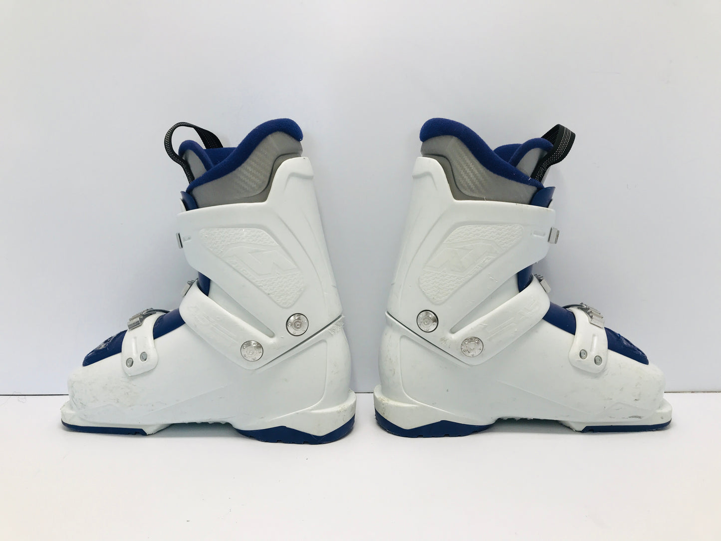 Ski Boots Mondo Size 20.0-23.5 Child Size 3-5 Nordica White Purple Minor Scratches