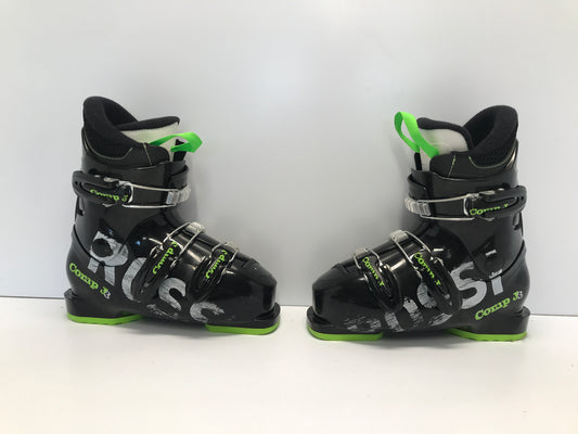 Ski Boots Mondo Size 20.5 Child Size 2-3 245mm Rossignol Black Lime Outstanding Quality