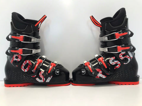 Ski Boots Mondo Size 23.5 Men's Size 5 Ladies Size 6 275 mm Rossignol Black Orange New Demo Model