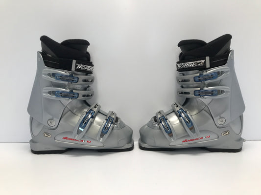 Ski Boots Mondo Size 24.0 Ladies Size 7 280 mm Nordica Oyster Blue NEW