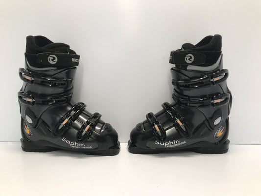 Ski Boots Mondo Size 24.5 Ladies Women's Size 6 285 mm Walk Ski Mode Black Excellent