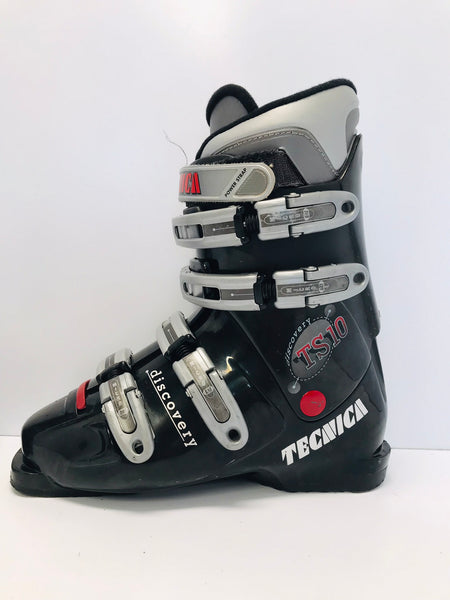 Ski Boots Mondo Size 26.0 Men's Size 8 Ladies Size 9 303 mm Tecnica Black Excellent