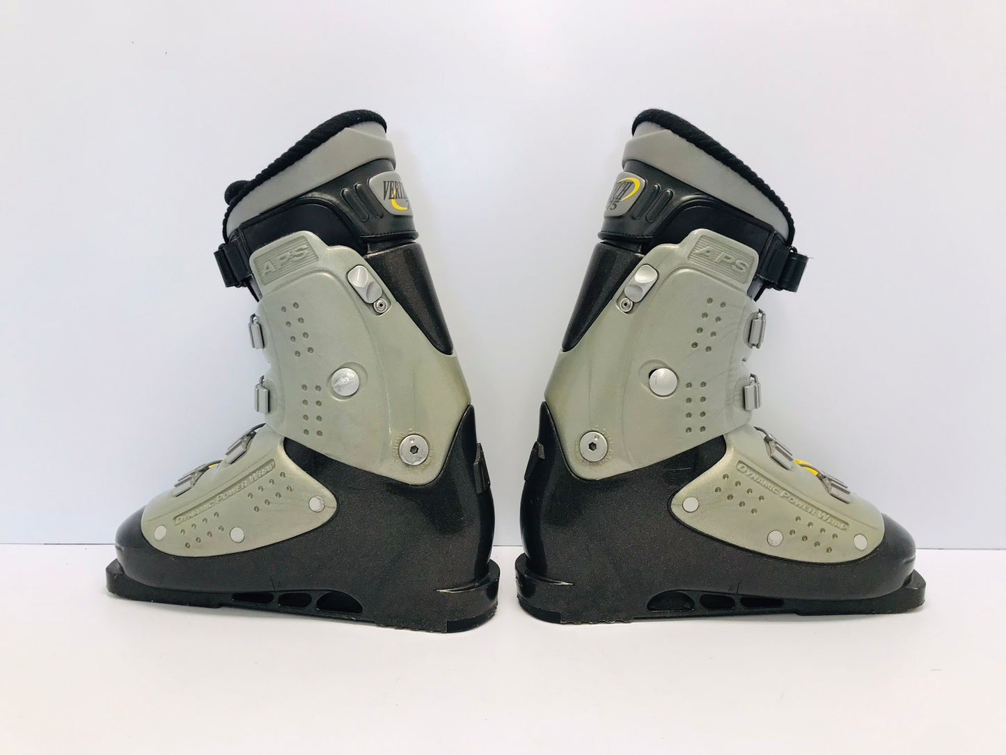Ski Boots Mondo Size 26.0 Men's Size 8 Ladies Size 9 Nordica Grey Yellow