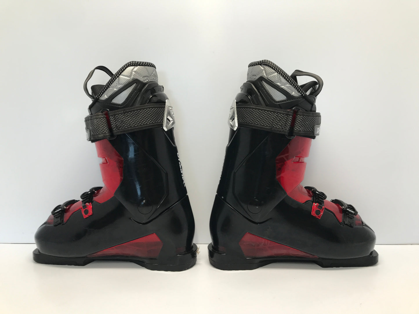 Ski Boots Mondo Size 26.5 Ladies 9.5 Men's Size 8.5 308mm Dalbello Trufit Black Red Excellent Like New