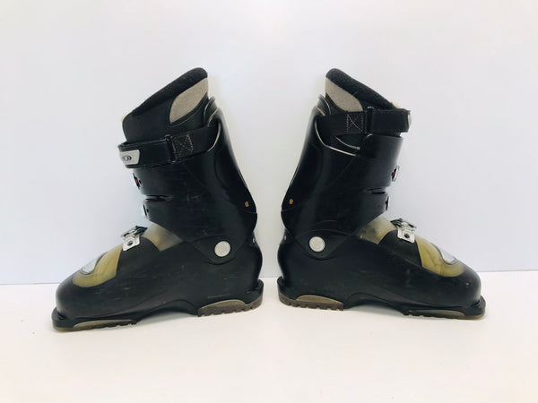 Ski Boots Mondo Size 26.5 Men's Size 8.5 Ladies Size 9.5  306 mm Salomon Black Excellent Quality
