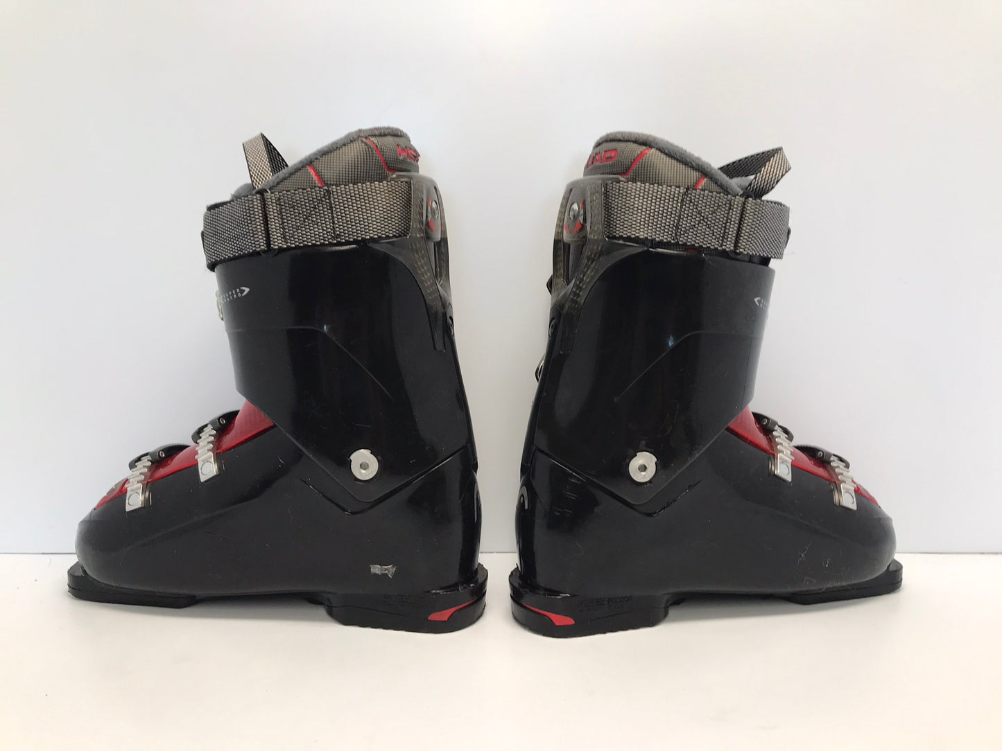 Ski Boots Mondo Size 27.5 Men 9 Ladies 10 314mm Head Black Red Excellent  Like New