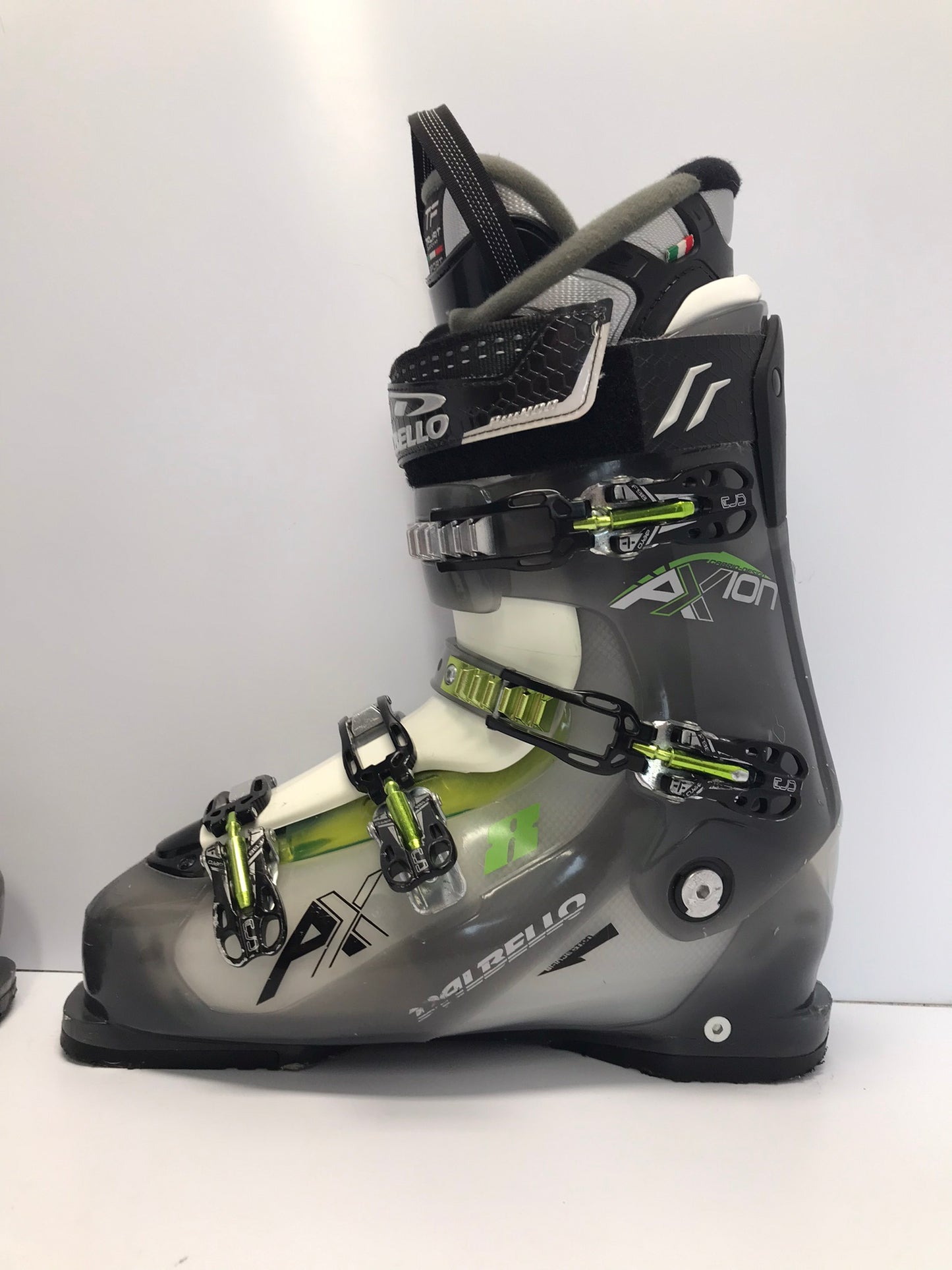 Ski Boots Mondo Size 29.5 Men's Size 11.5  337 mm Dalbello Light Grey Lime  Excellent