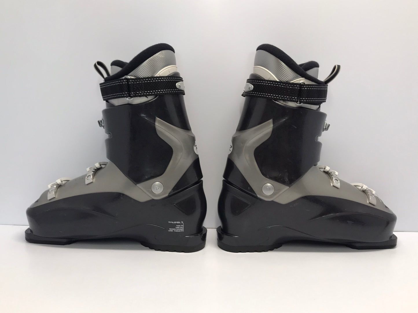 Ski Boots Mondo Size 29.5 Men's Size 11.5 338 mm Rossignol Smoke Grey Chrimson Red Like New