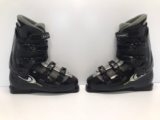 Ski Boots Mondo Size 29.5 Men's Size 11.5  338 mm Salomon Black Excellent