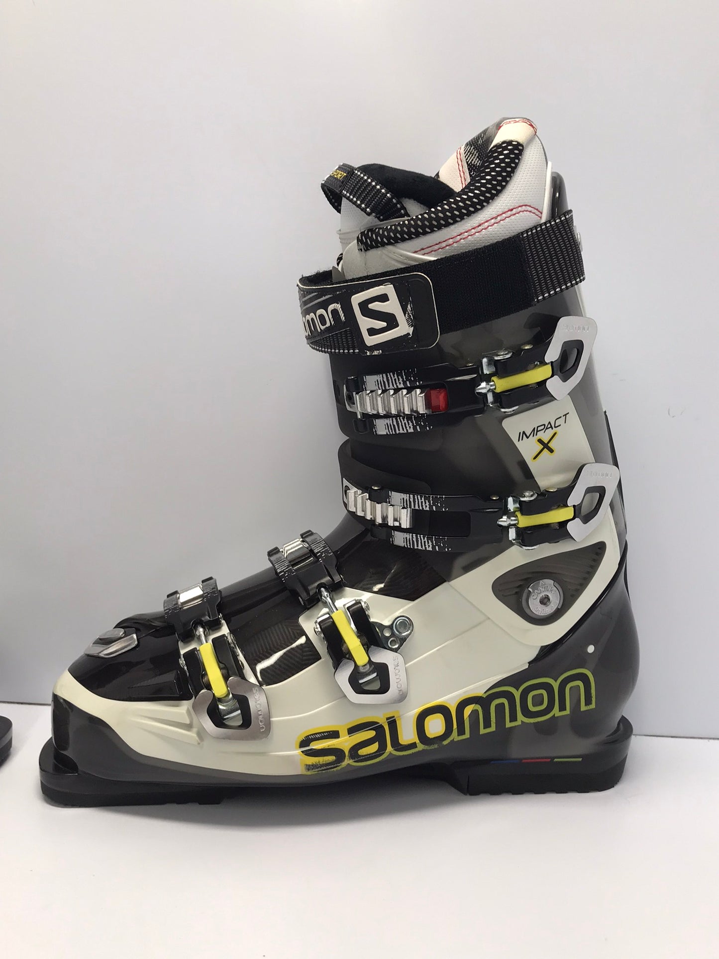 Ski Boots Mondo Size 30.5 Men's Size 12.5 347 mm Salomon Smoke Grey White  New