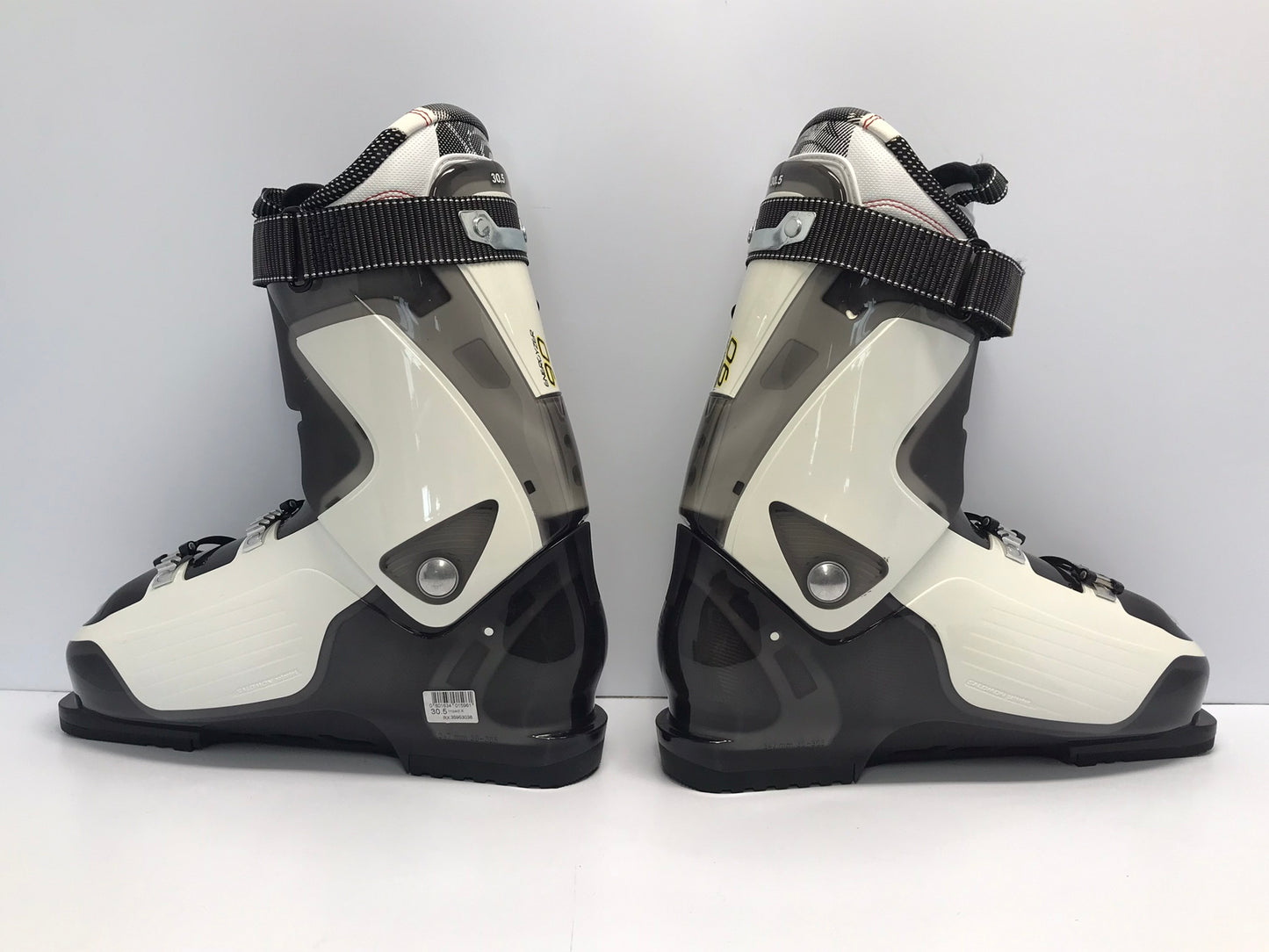 Ski Boots Mondo Size 30.5 Men's Size 12.5 347 mm Salomon Smoke Grey White  New