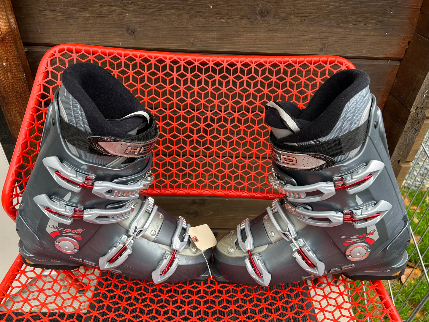 Ski Boots Mondo Size 31.5 Men Size 13.5 Head 353 mm Grey