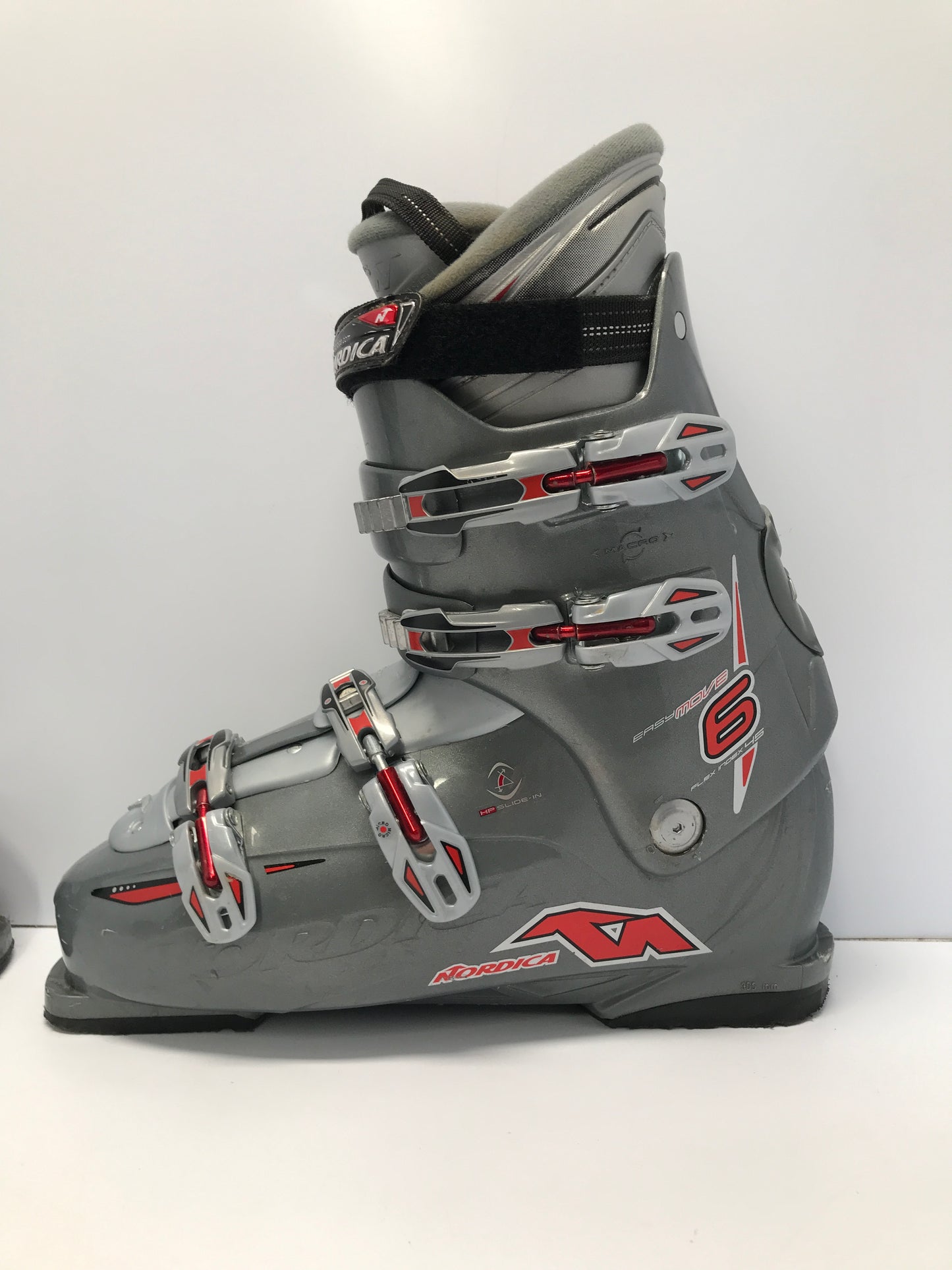 Ski Boots Mondo Size 32.0 Men's Size 14 365 mm Nordica Grey Red Excellent