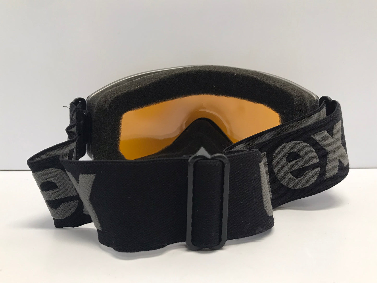 Ski Goggles Adult Large Uvex Double Lense Supravision Grey Orange Lenses