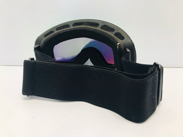 Ski Goggles Adult Size Large Bug Mirrored Lens