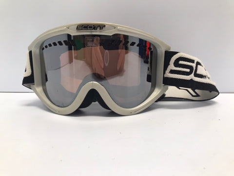 Ski Goggles Adult Size Large Scott Grey With Dark Lense