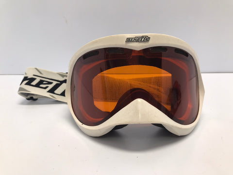 Ski Goggles Adult Size Medium Arnette White Orange Lense