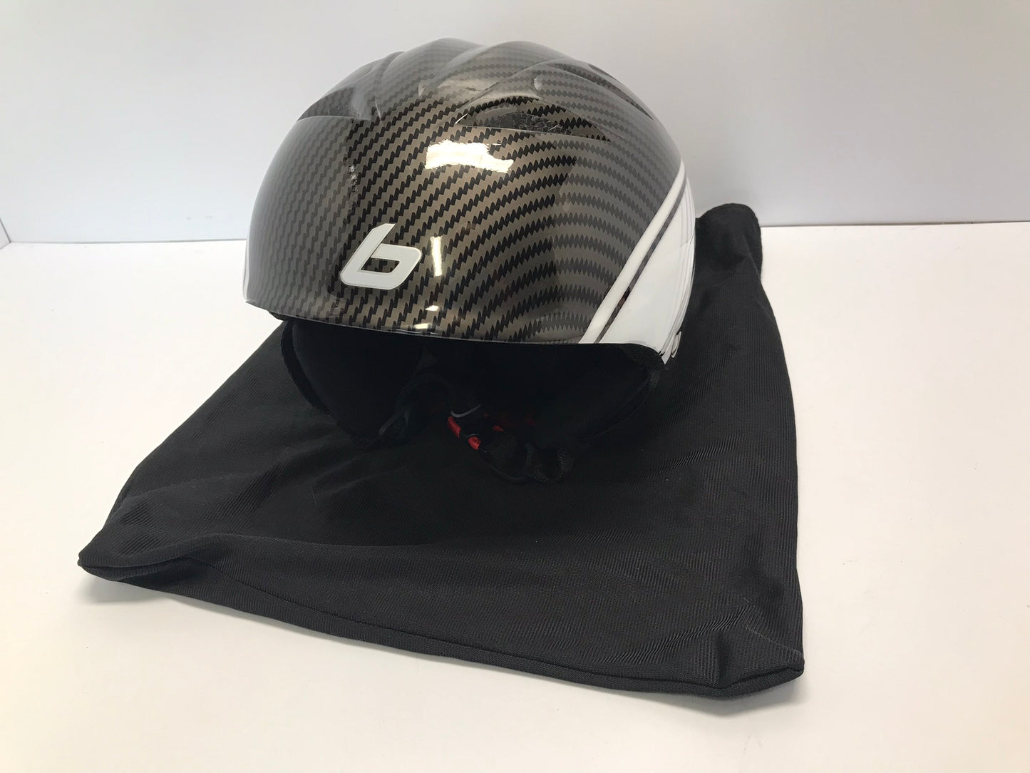 Ski Helmet Child Size 4-6 Bolle With Twist Sizeron Black Like New With Bag
