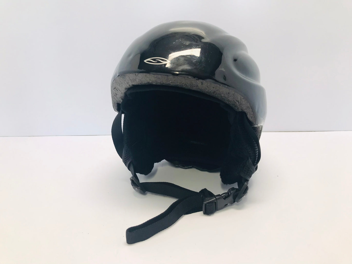 Ski Helmet Child Size Junior Medium Age 6-8 Smith Black With Back Adjuster