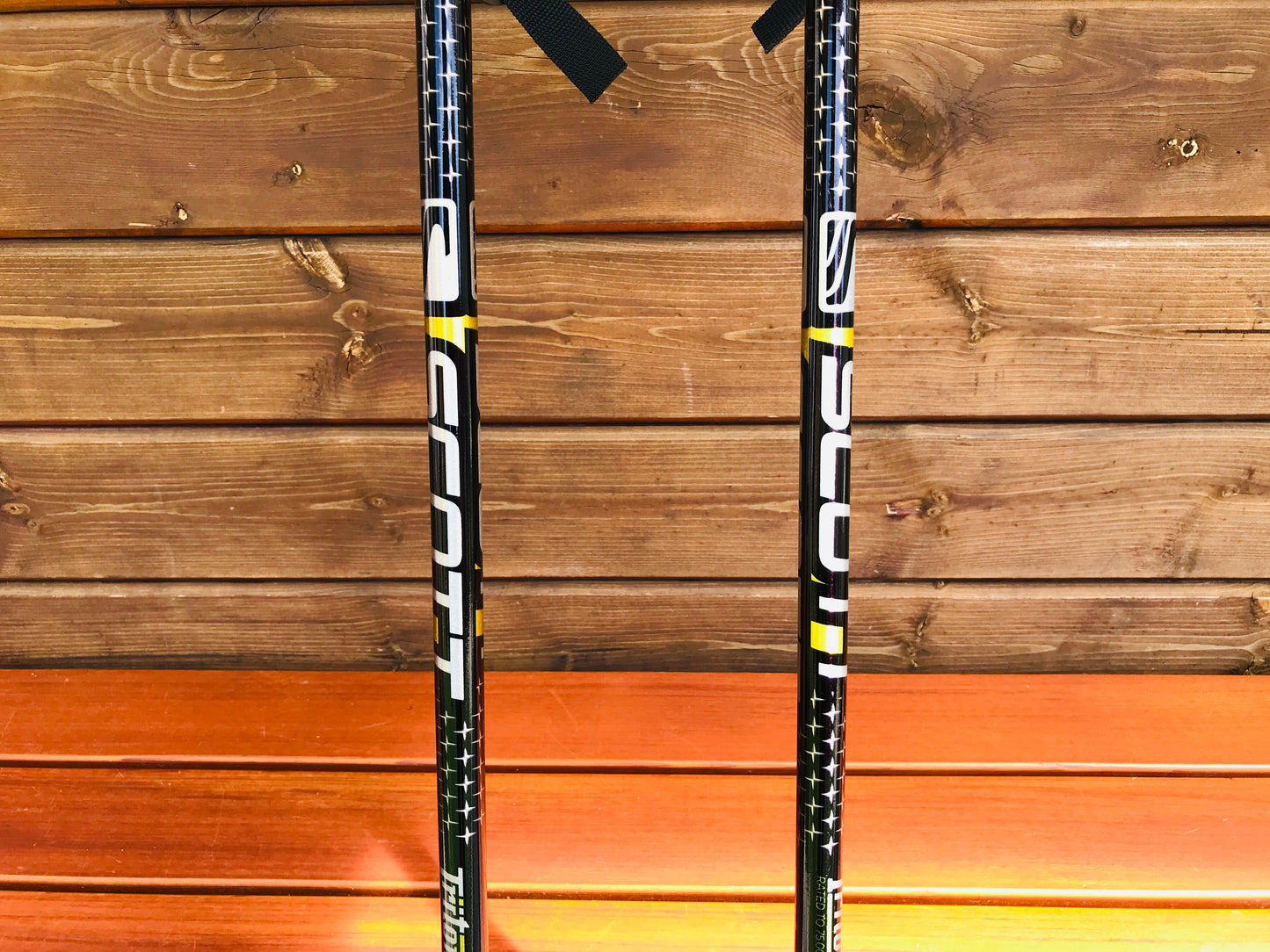 Ski Pole Adult Size 46in 115cm Scott Black Silver Gold