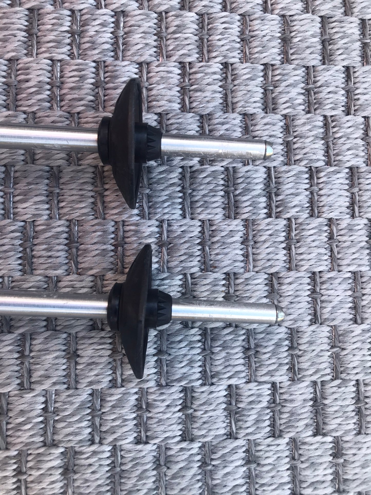 Ski Poles Adult Size 40 inch 100 cm Volki  Black Grey Outstanding Quality Like New