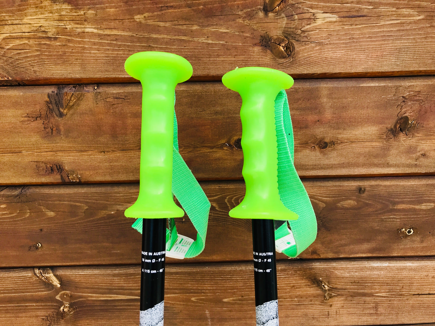 Ski Poles Adult Size 45in 115cm Komperdell Pink Lime Purple