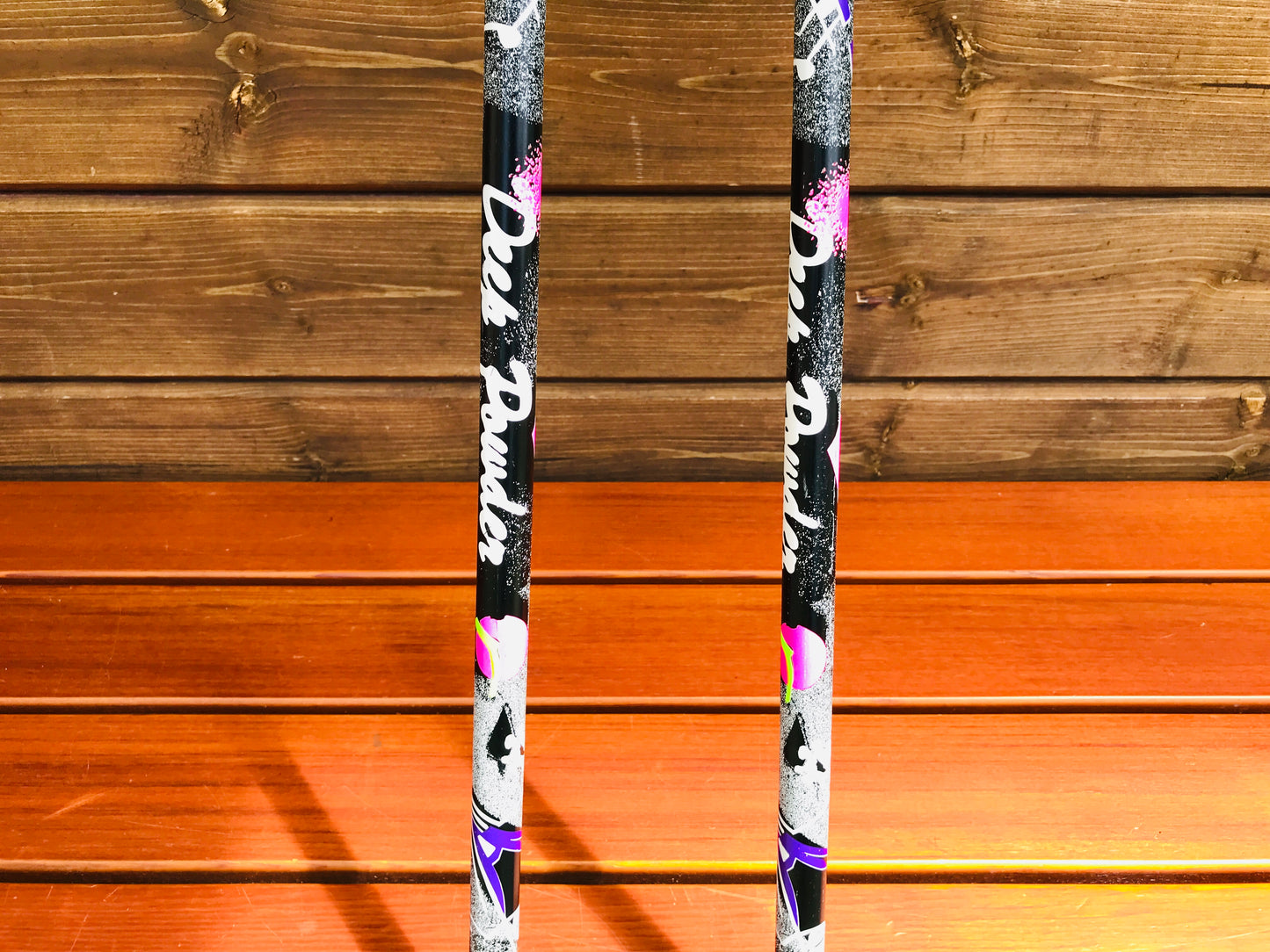 Ski Poles Adult Size 45in 115cm Komperdell Pink Lime Purple